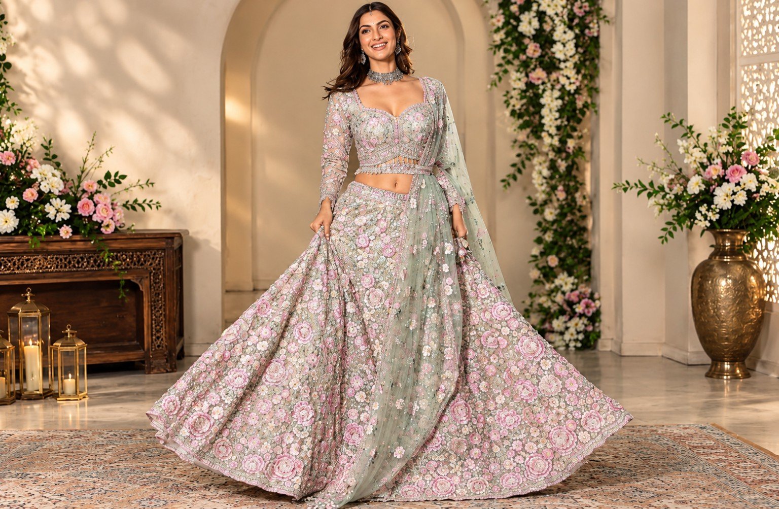 Lehenga textile range